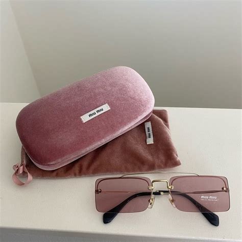 miu miu socit 58mm square sunglasses|Miu Miu Socit 58mm Square Pink Lens Sunglasses .